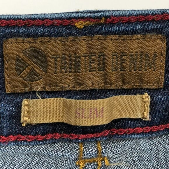 Tainted Denim blue skinny slim men’s jeans size 30 - Picture 4 of 16